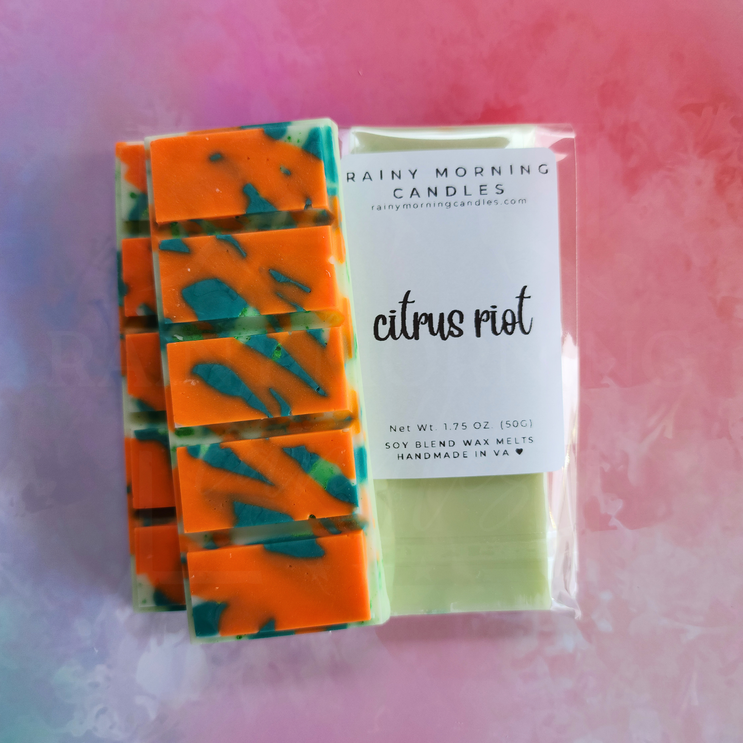 Citrus Riot | Wax Melts Rainy Morning Candles