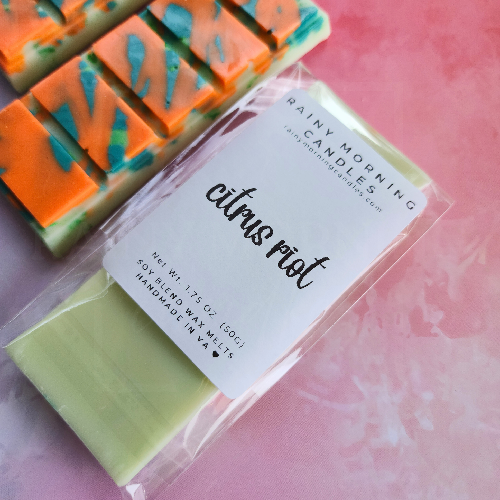 Citrus Riot | Wax Melts Rainy Morning Candles