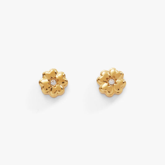 Four-Leaf Clover Mini Stud Earrings ALEX AND ANI