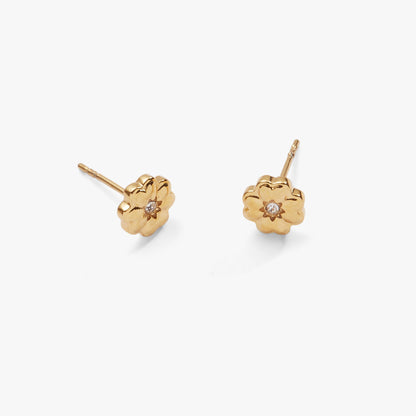 Four-Leaf Clover Mini Stud Earrings ALEX AND ANI