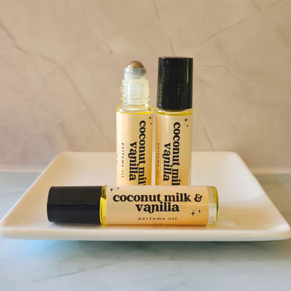 Coconut Milk & Vanilla | Sol De Janerio Inspired | Perfume Oil Rainy Morning Candles
