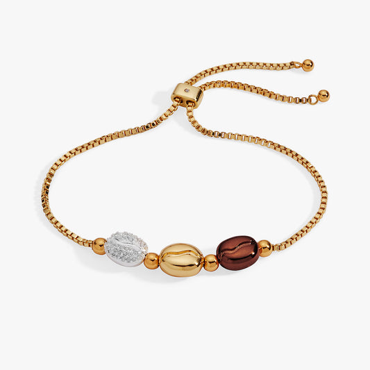 Coffee Bean Bolo Bracelet ALEX AND ANI