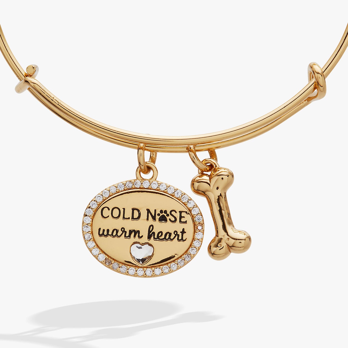 Cold Nose, Warm Heart Charm Bangle ALEX AND ANI