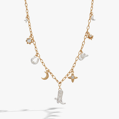 Cosmic Cowgirl Charm Necklace ALEX AND ANI