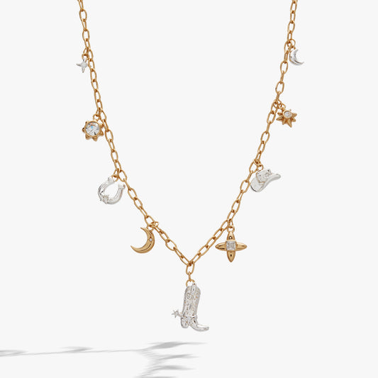 Cosmic Cowgirl Charm Necklace ALEX AND ANI