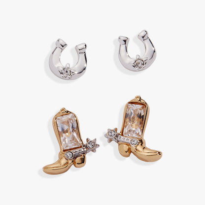 Cosmic Cowgirl Earring Stud Set of 2 ALEX AND ANI