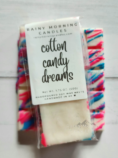 Cotton Candy Dreams | Wax Melts Rainy Morning Candles