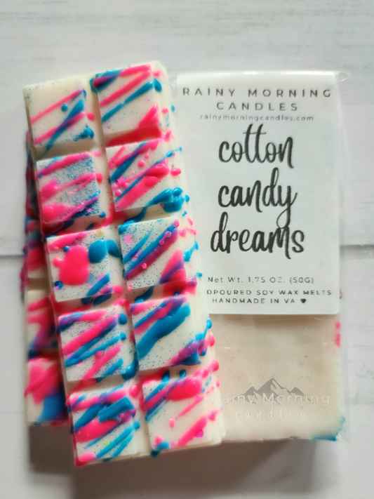 Cotton Candy Dreams | Wax Melts Rainy Morning Candles