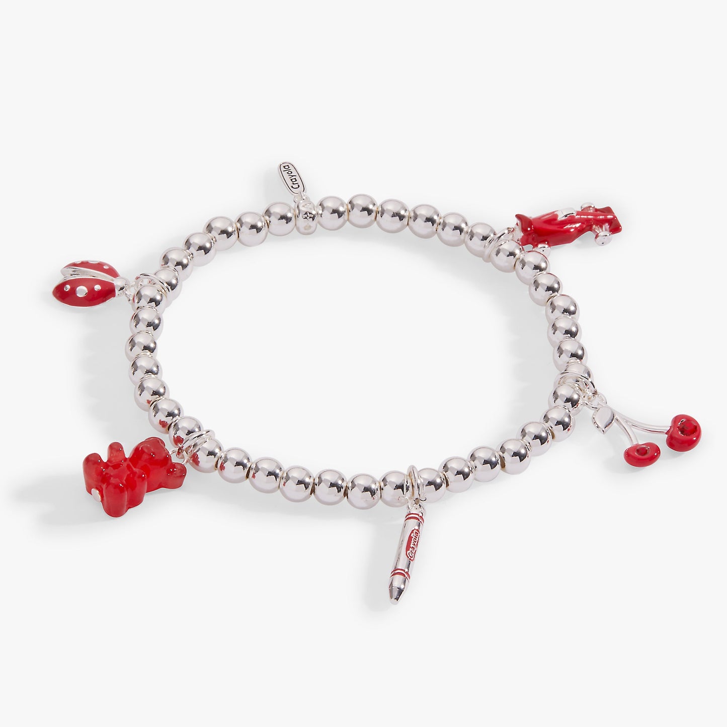 Crayola Fan Favorites Scarlet Charm Stretch Bracelet ALEX AND ANI