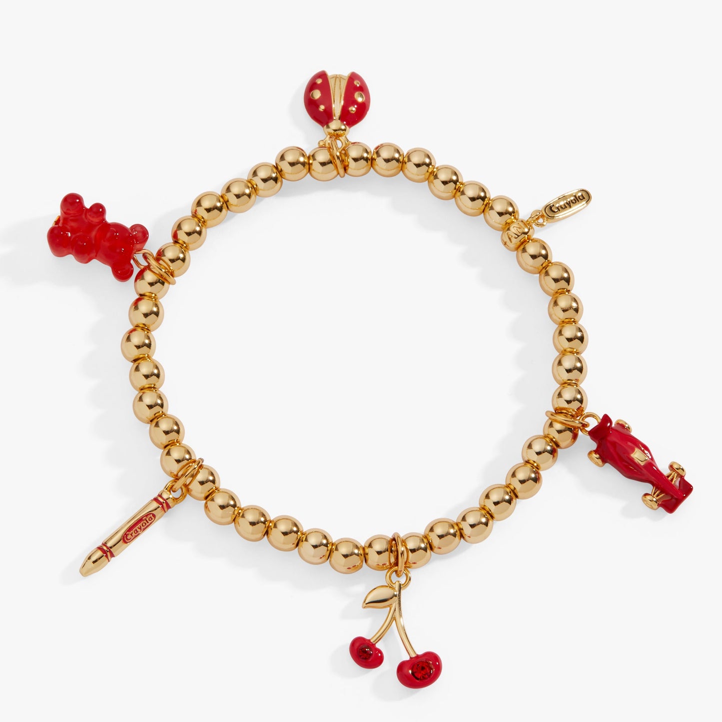 Crayola Fan Favorites Scarlet Charm Stretch Bracelet ALEX AND ANI