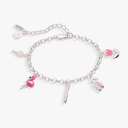 Crayola Fan Favorites Tickle Me Pink Charm Bracelet ALEX AND ANI