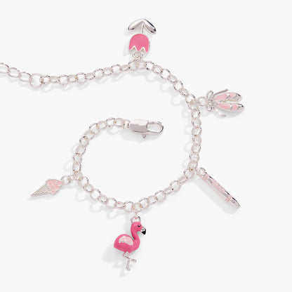 Crayola Fan Favorites Tickle Me Pink Charm Bracelet ALEX AND ANI