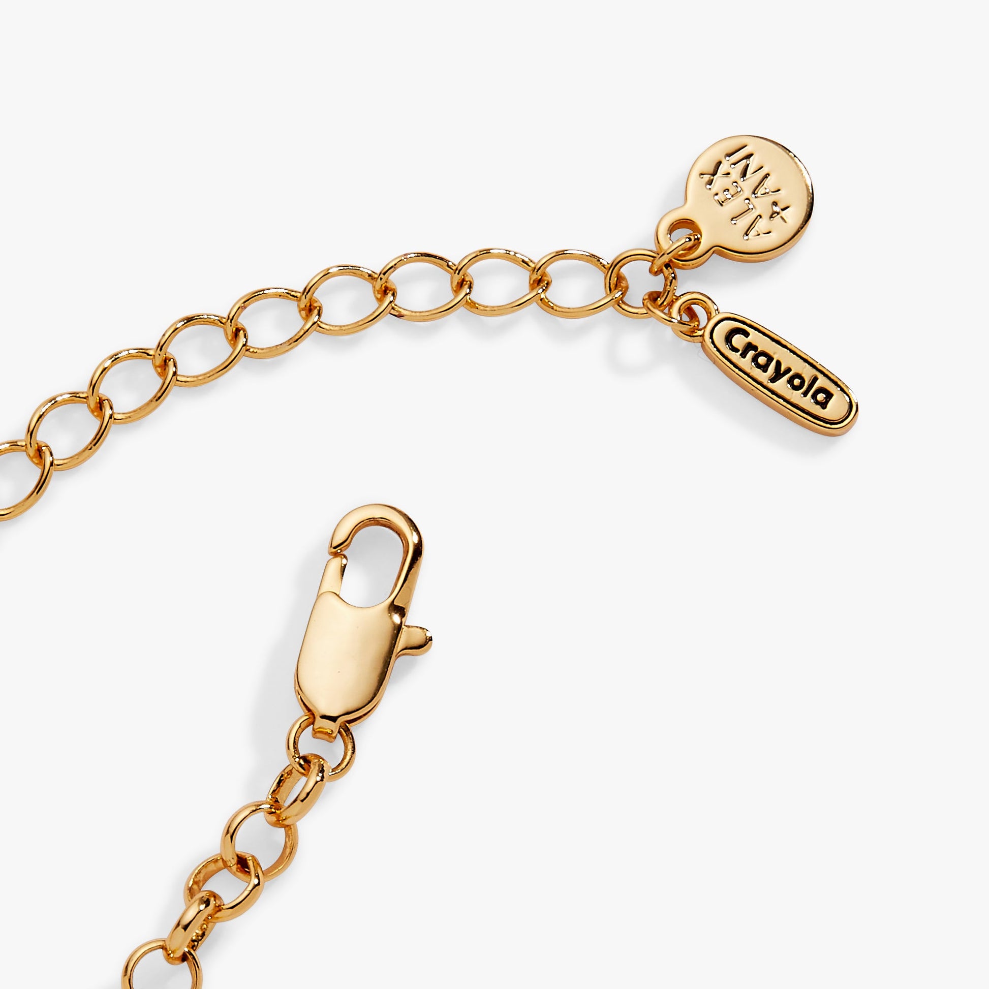 Crayola Fan Favorites Tickle Me Pink Charm Bracelet ALEX AND ANI