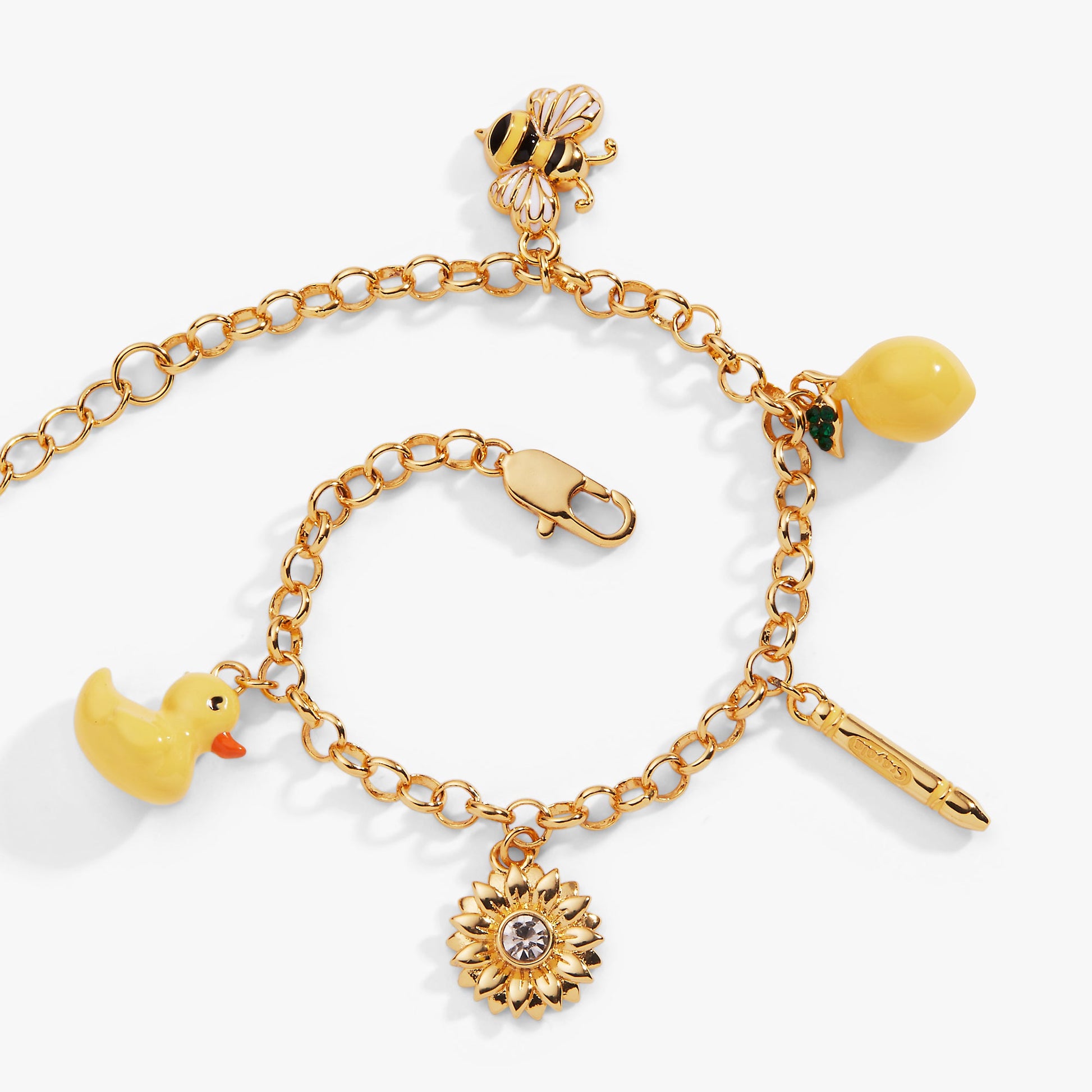 Crayola Fan Favorites Sunglow Charm Bracelet ALEX AND ANI
