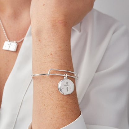 Hidden Message Cross Affirmation Bangle ALEX AND ANI