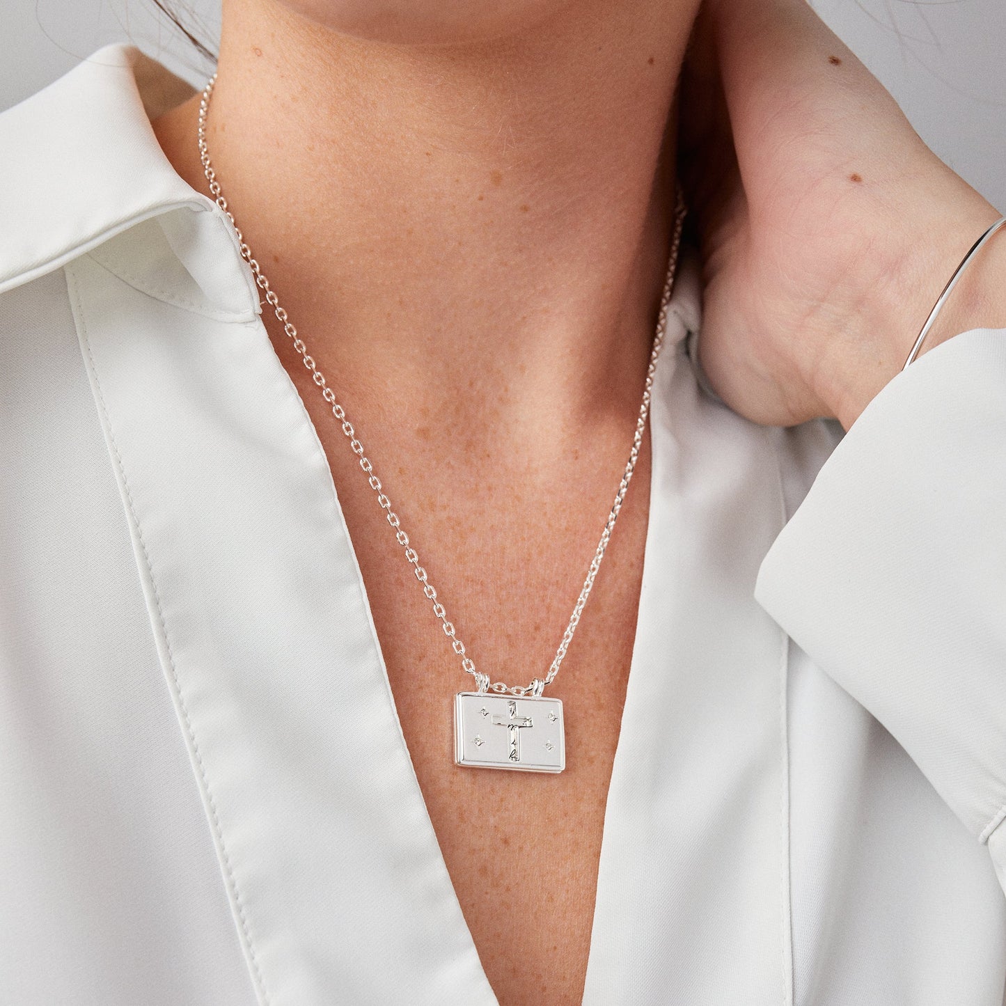 Hidden Message Cross Affirmation Necklace ALEX AND ANI