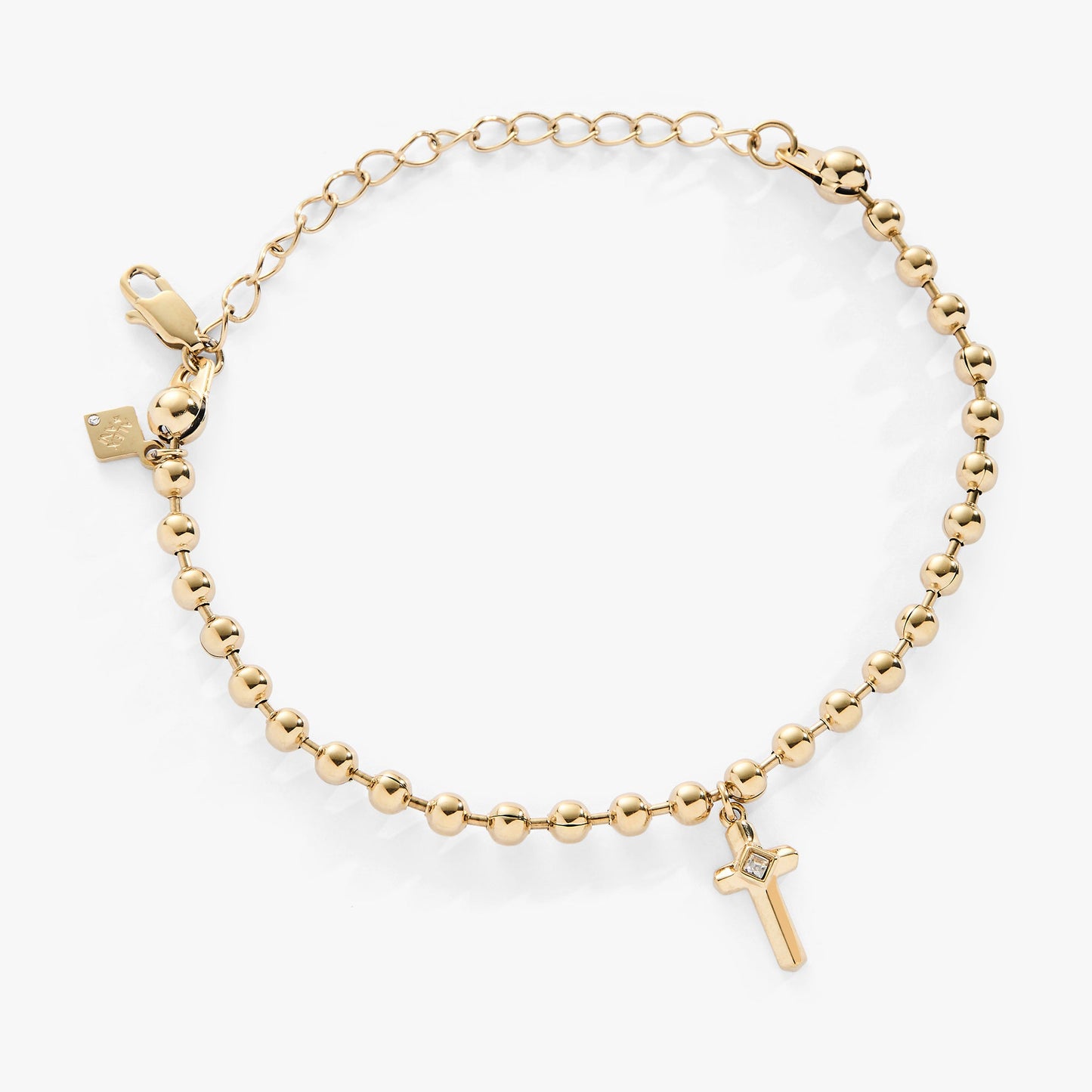 Cross Ball Chain Bracelet ALEX AND ANI