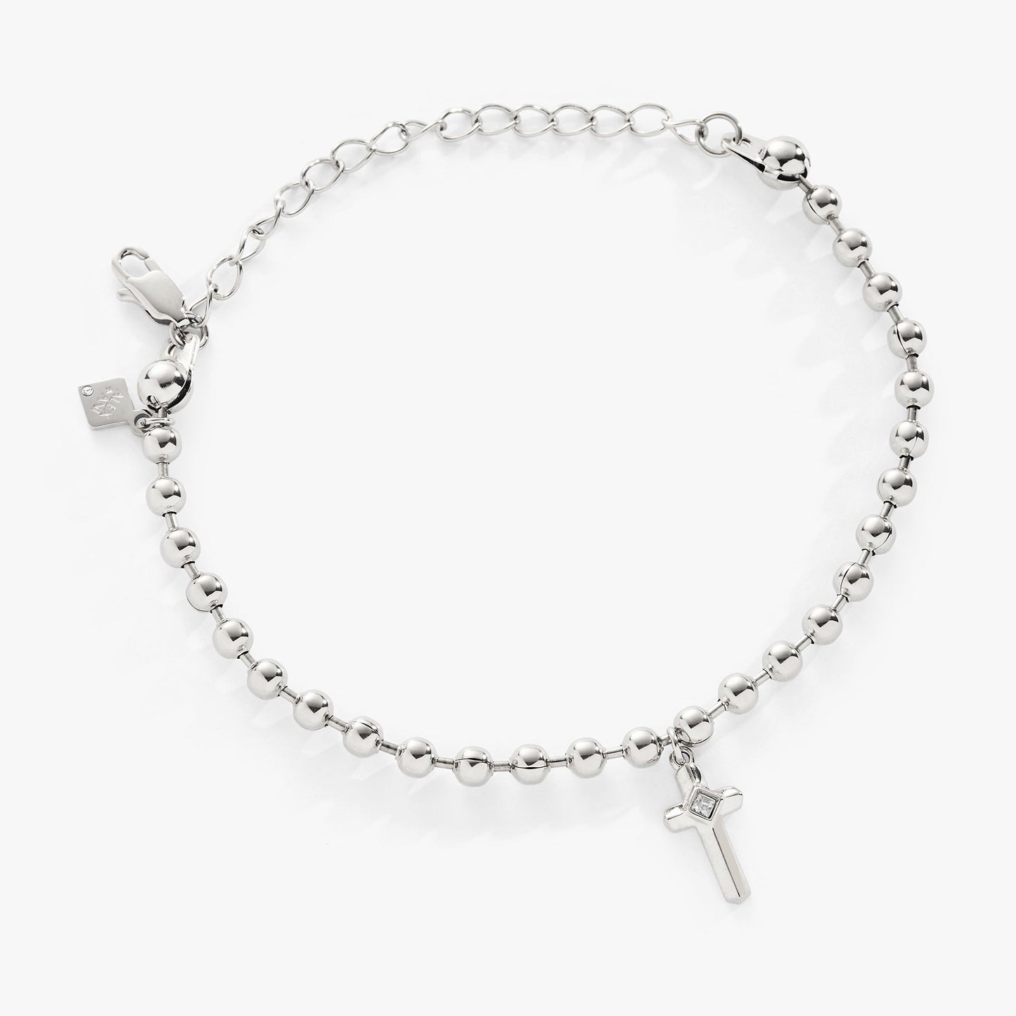 Cross Ball Chain Bracelet ALEX AND ANI