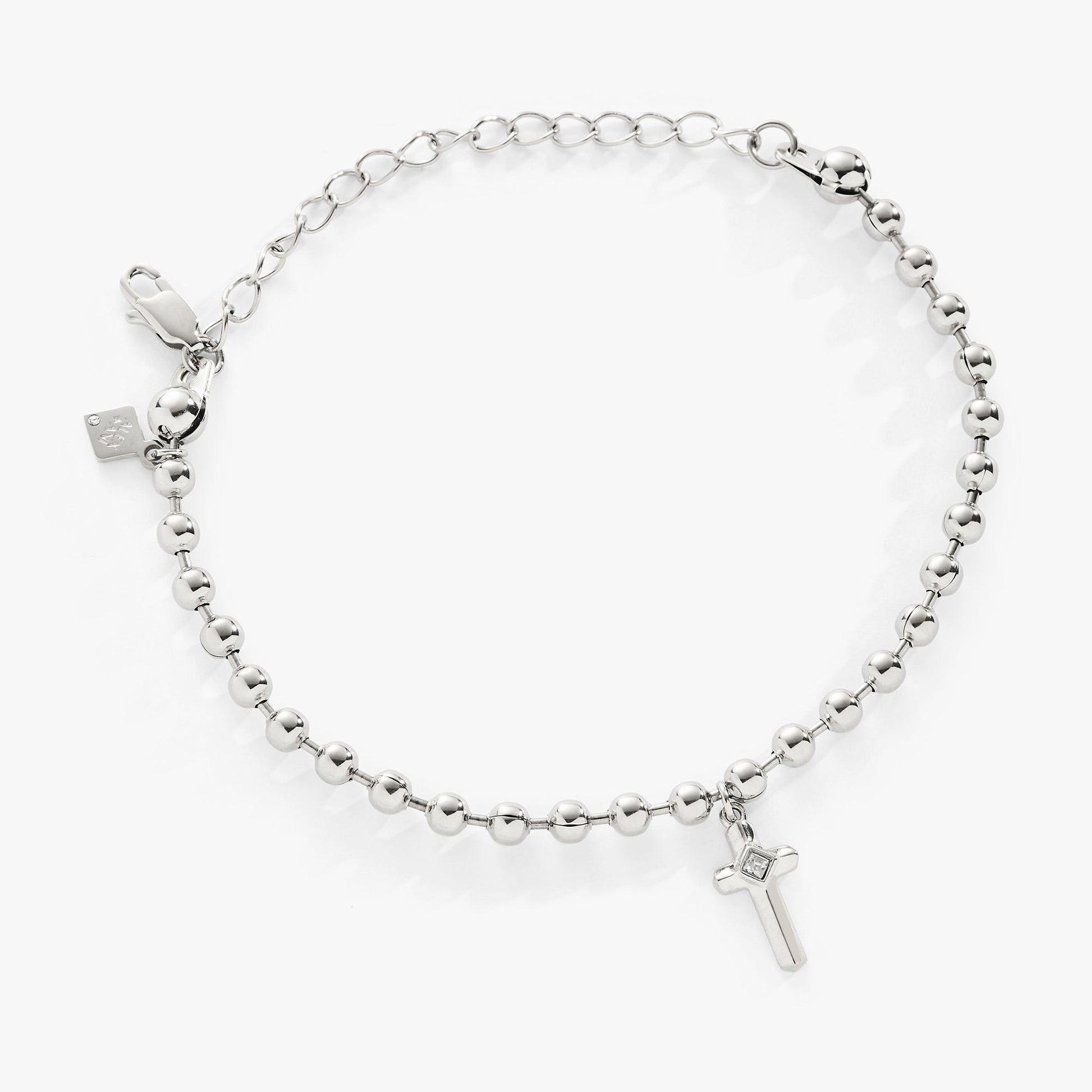 Cross Ball Chain Bracelet ALEX AND ANI