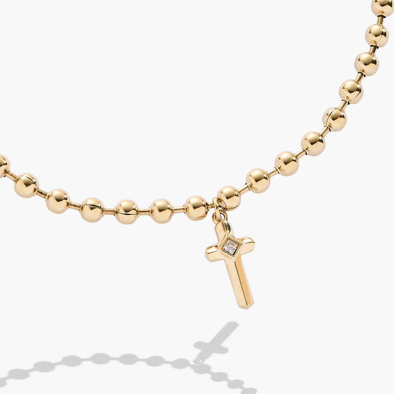 Cross Ball Chain Bracelet ALEX AND ANI