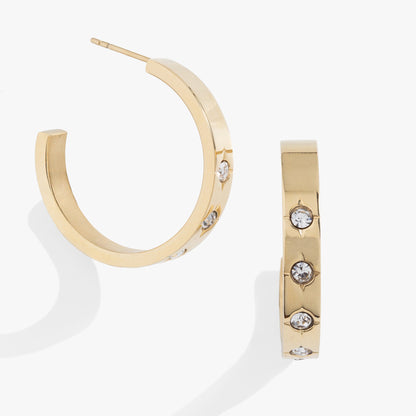 Crystal Accent Hoop ALEX AND ANI