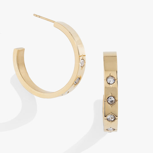 Crystal Accent Hoop ALEX AND ANI
