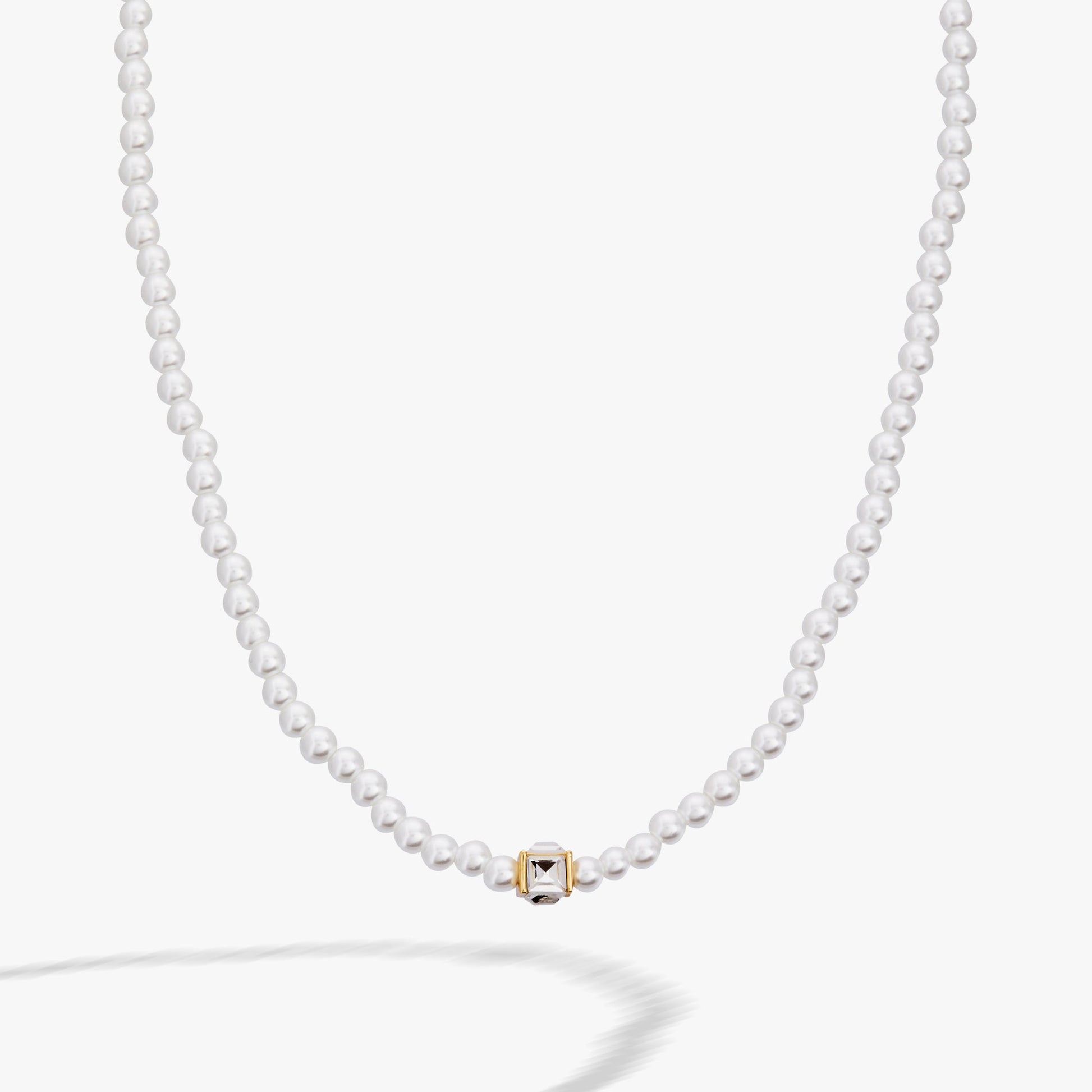 Crystal and Pearl Beaded Necklace ALEX AND ANI