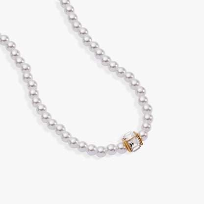 Crystal and Pearl Beaded Necklace ALEX AND ANI