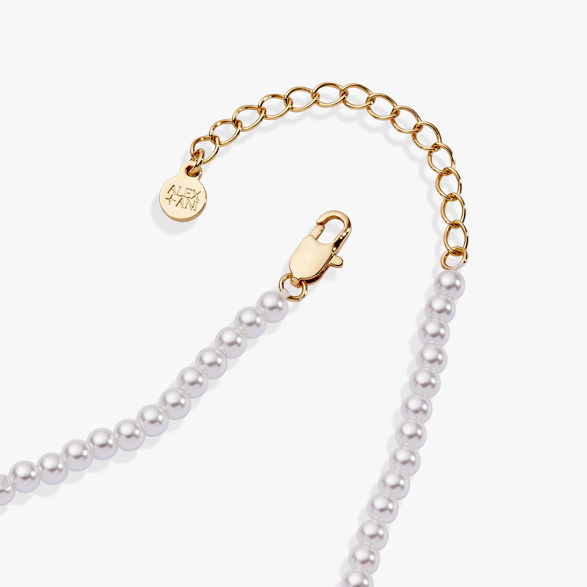 Crystal and Pearl Beaded Necklace ALEX AND ANI