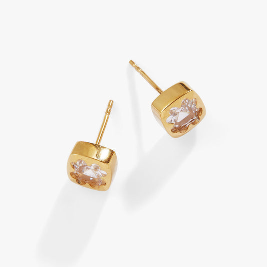 Crystal Clover Mini Stud Earrings ALEX AND ANI