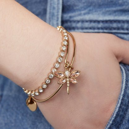 Crystal Dragonfly Bangle ALEX AND ANI