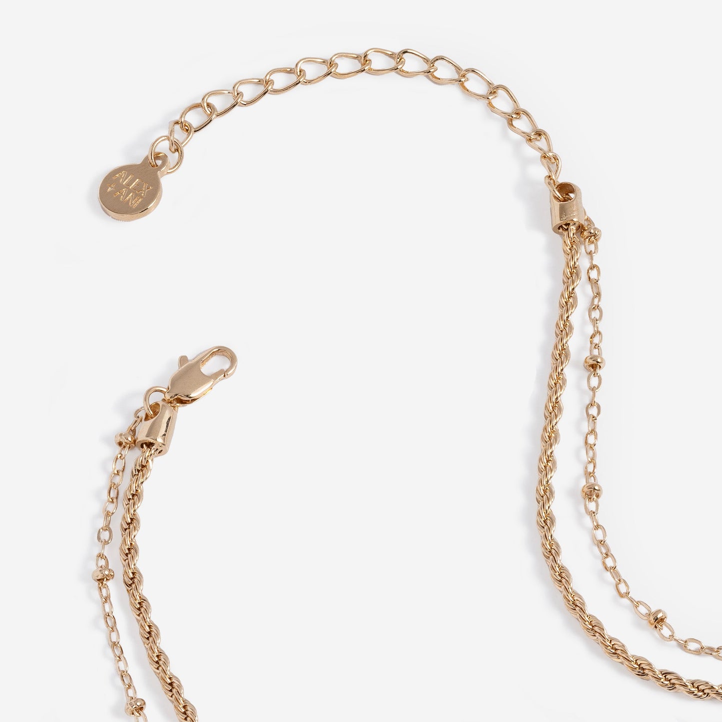 Crystal Dragonfly Double Layer Necklace ALEX AND ANI