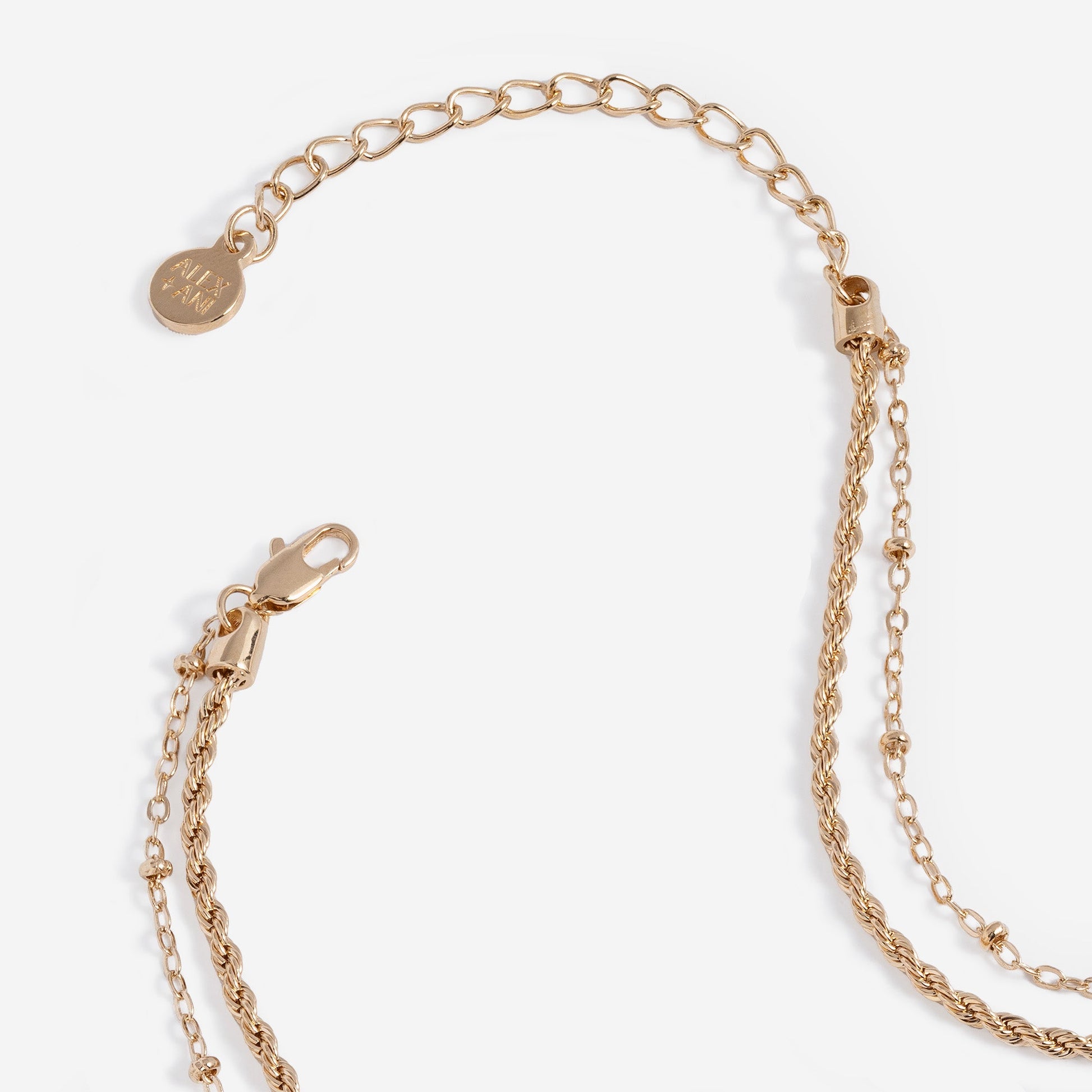 Crystal Dragonfly Double Layer Necklace ALEX AND ANI