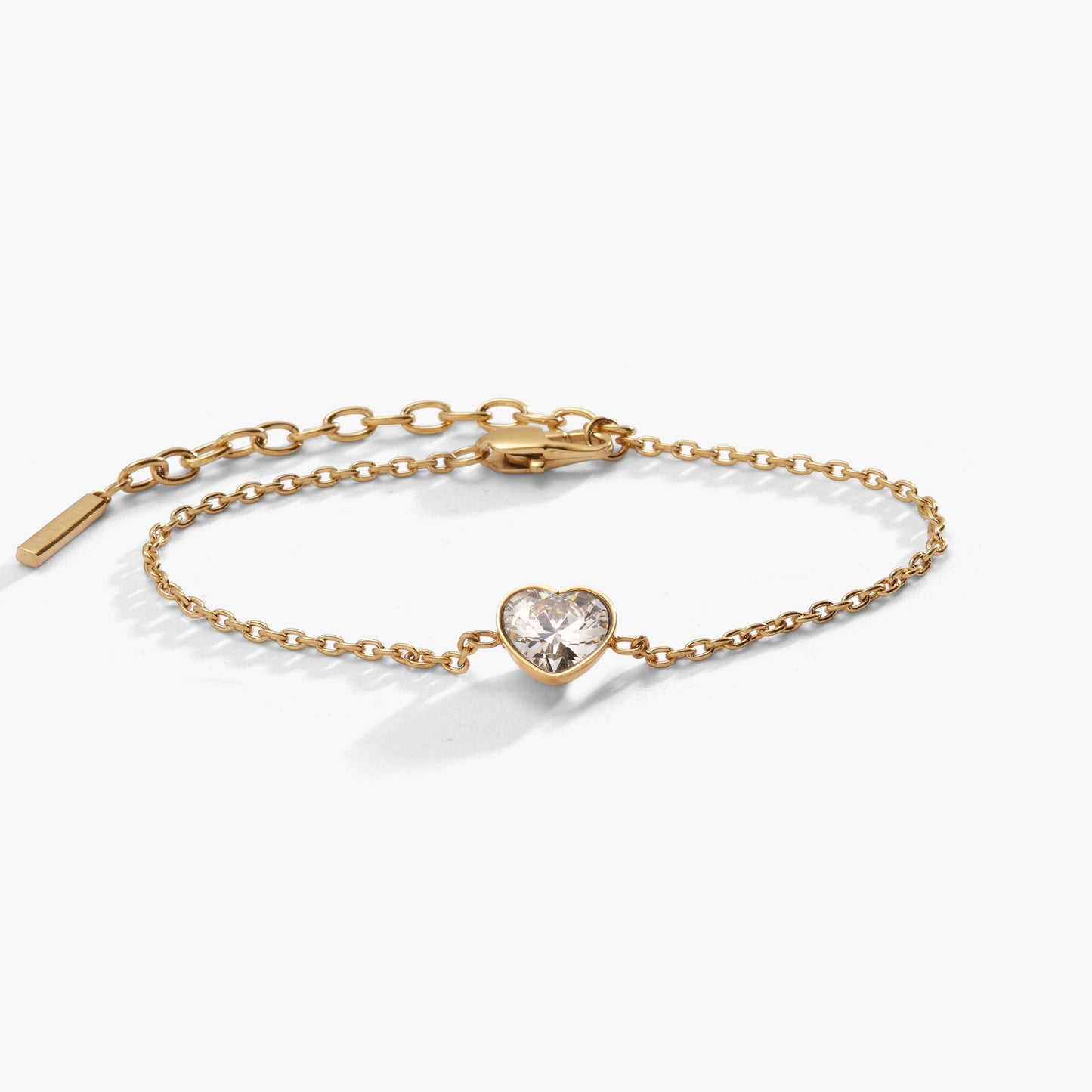 Crystal Heart Inline Bracelet ALEX AND ANI