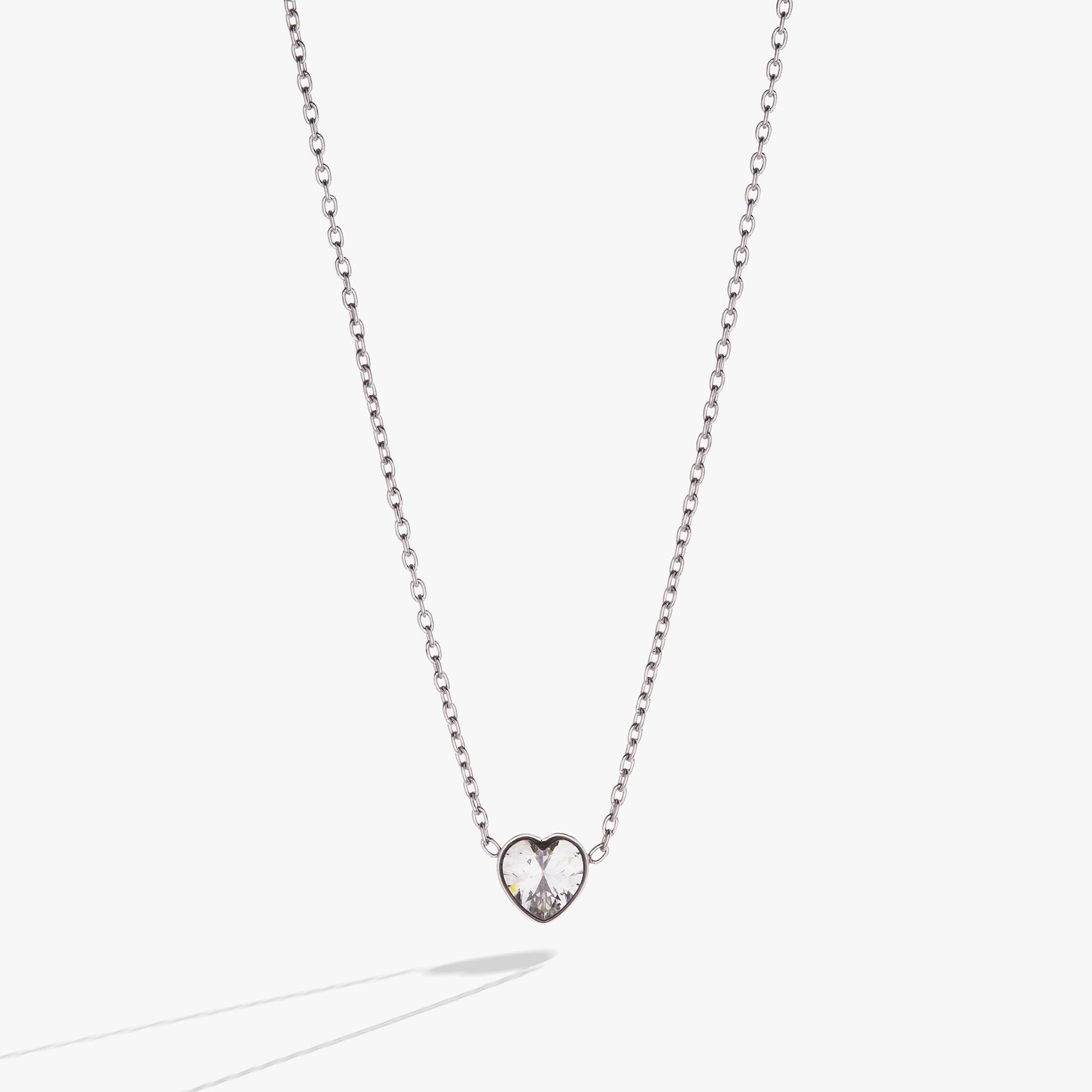Crystal Heart Pendant Necklace ALEX AND ANI