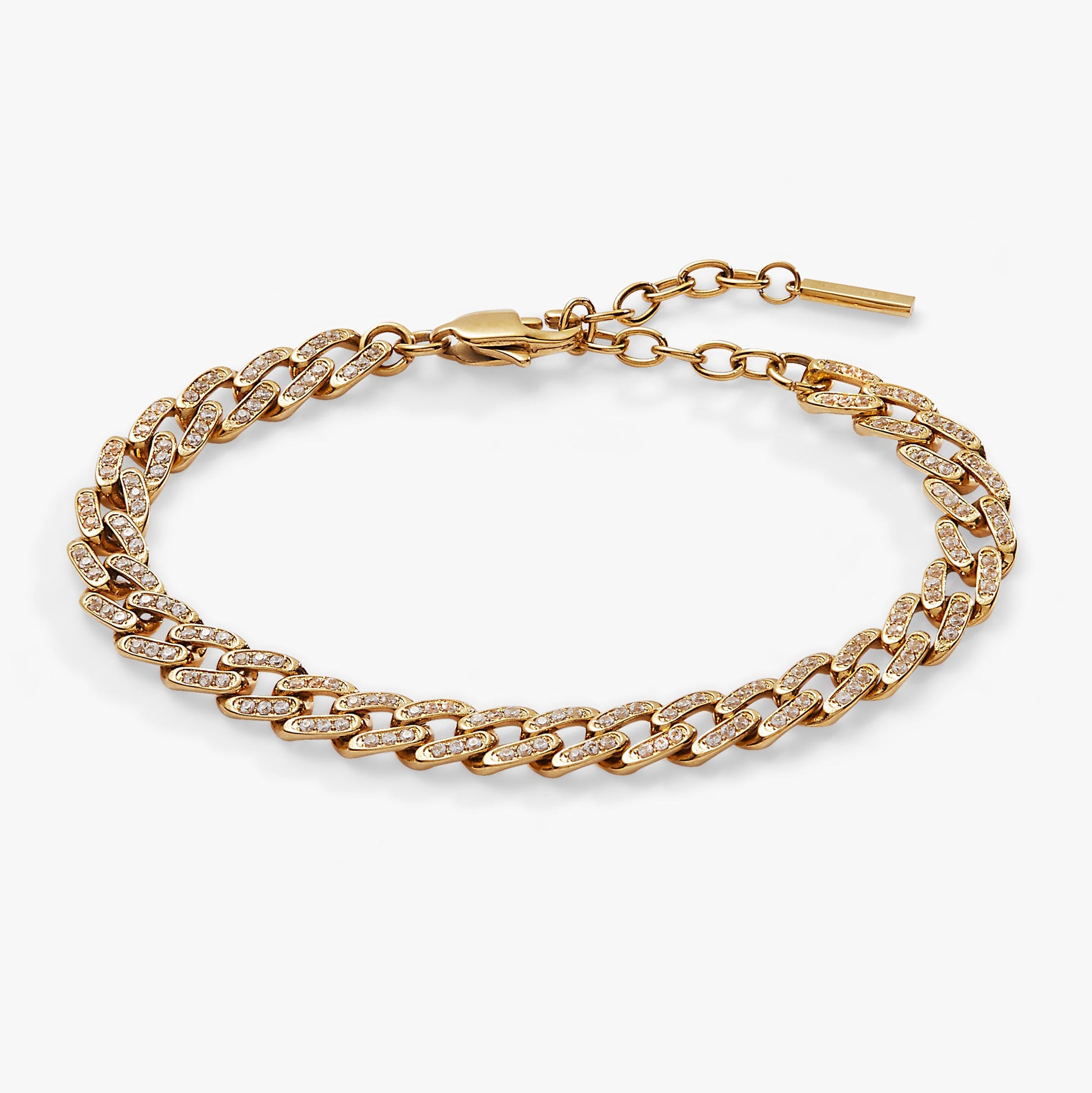 Crystal Pave Curb Chain Bracelet ALEX AND ANI