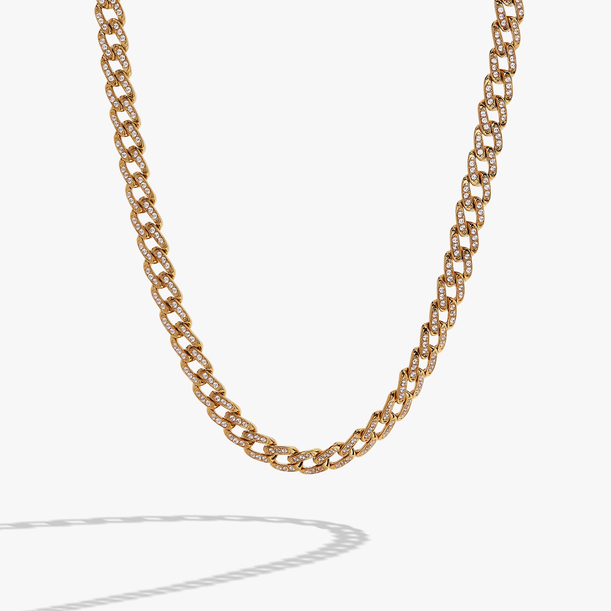 Crystal Pave Curb Chain Necklace ALEX AND ANI
