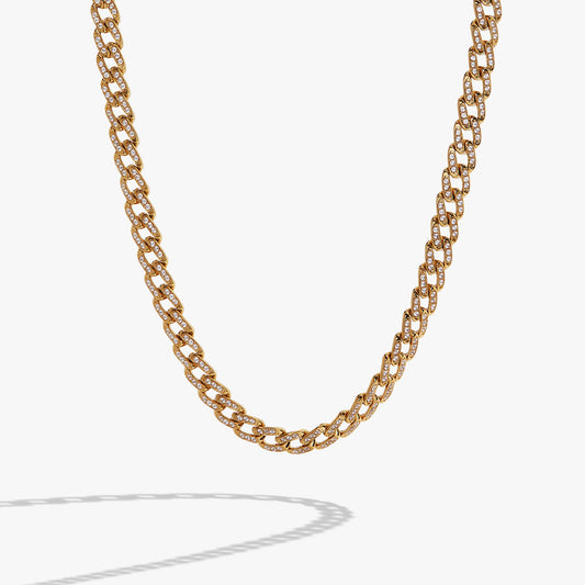 Crystal Pave Curb Chain Necklace ALEX AND ANI
