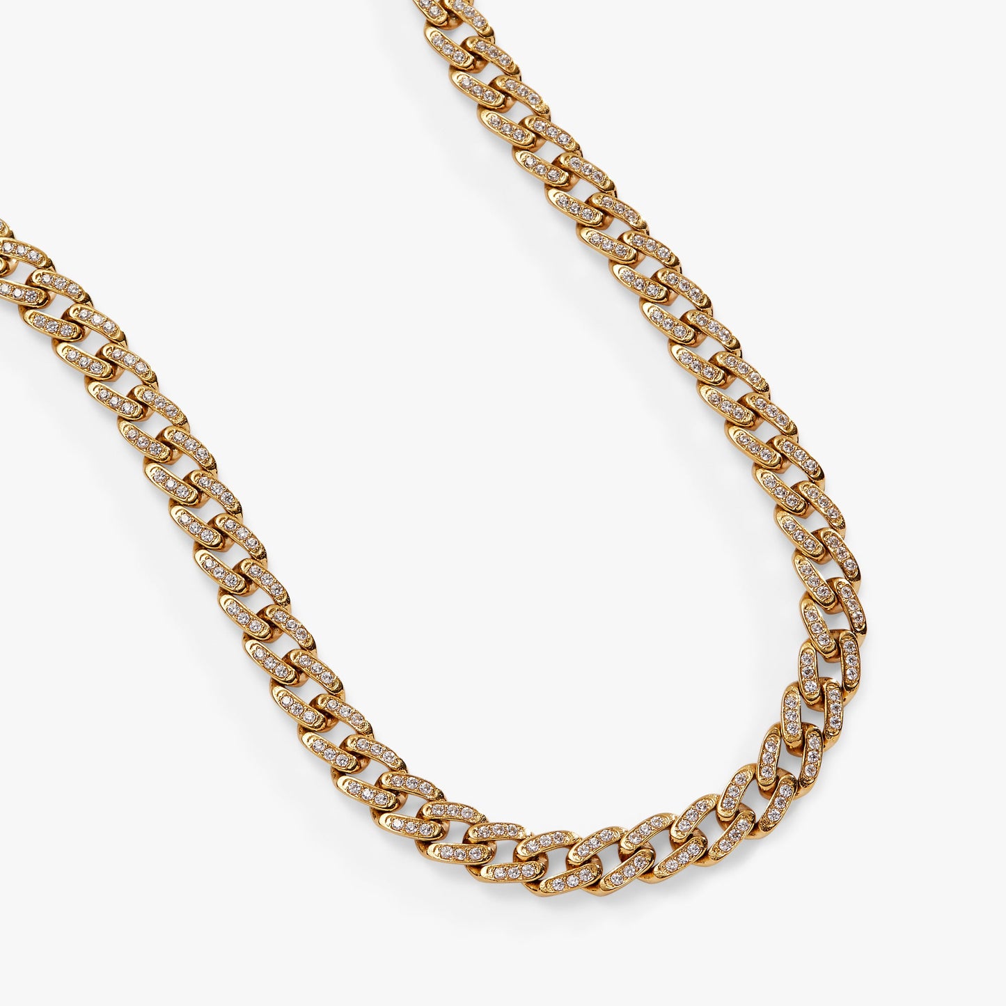 Crystal Pave Curb Chain Necklace ALEX AND ANI