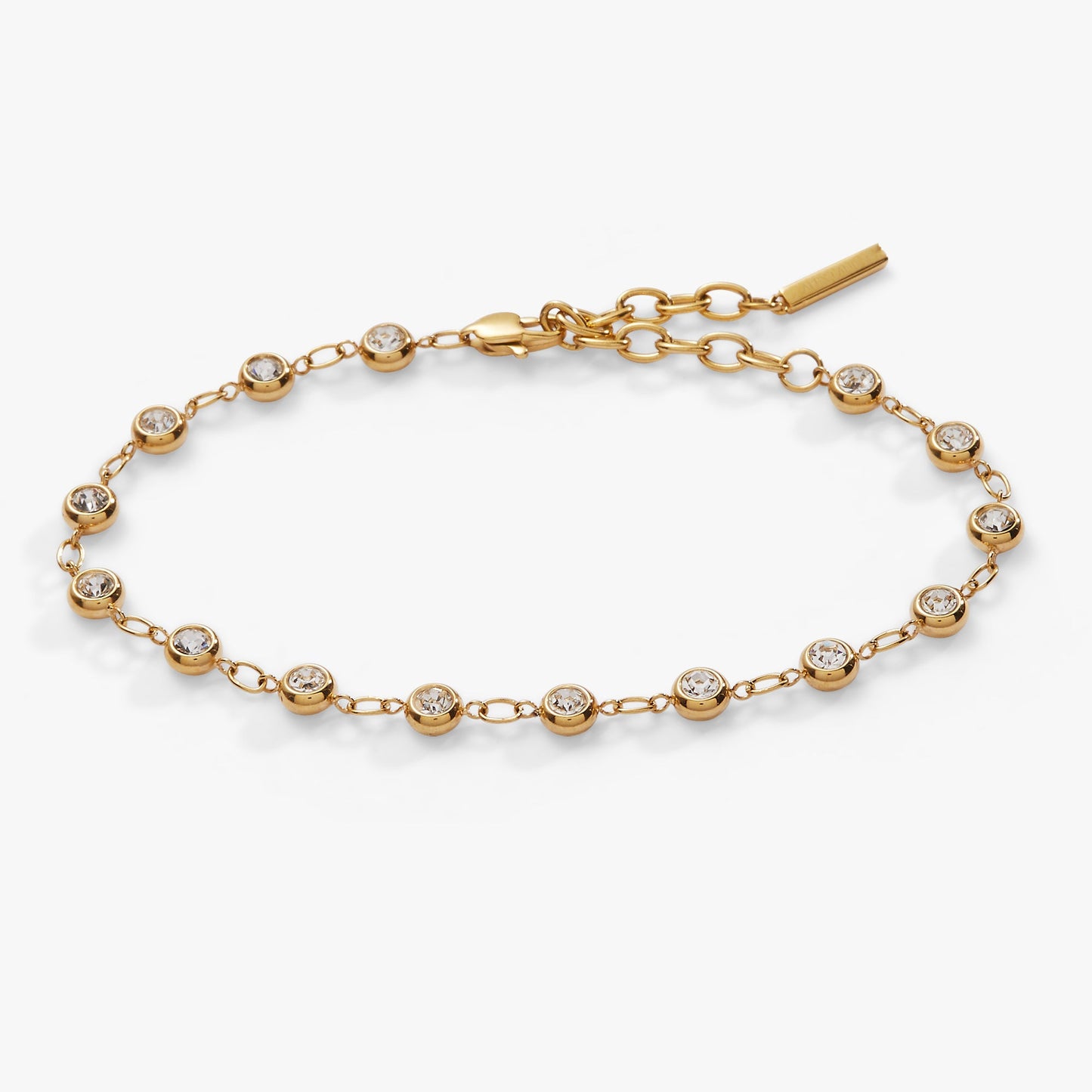 Crystal Pebble Chain Bracelet ALEX AND ANI