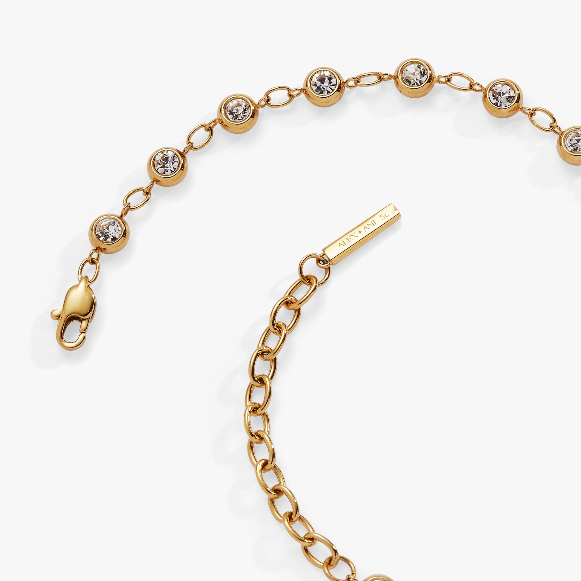 Crystal Pebble Chain Bracelet ALEX AND ANI