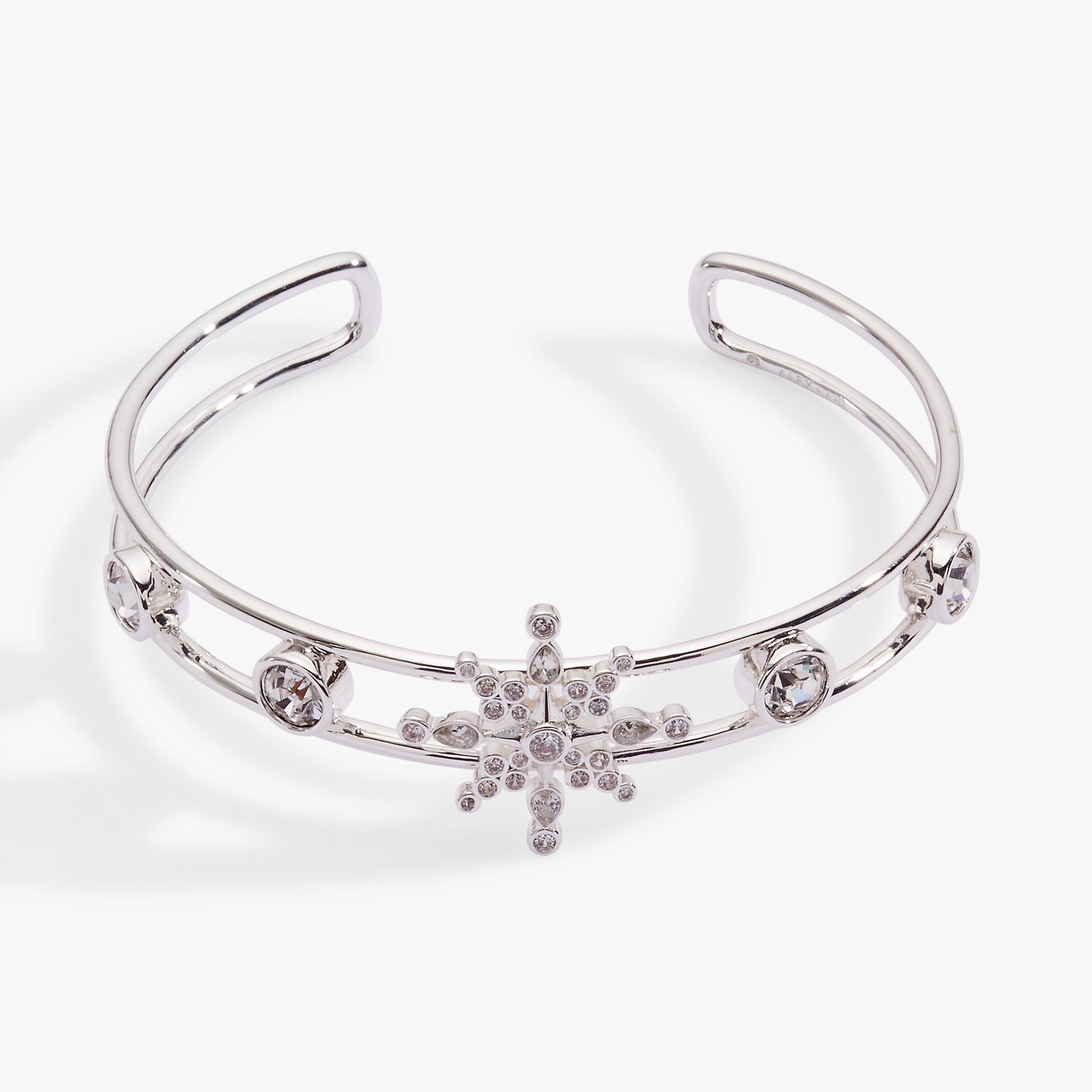 Crystal Snowflake Cuff Bracelet ALEX AND ANI