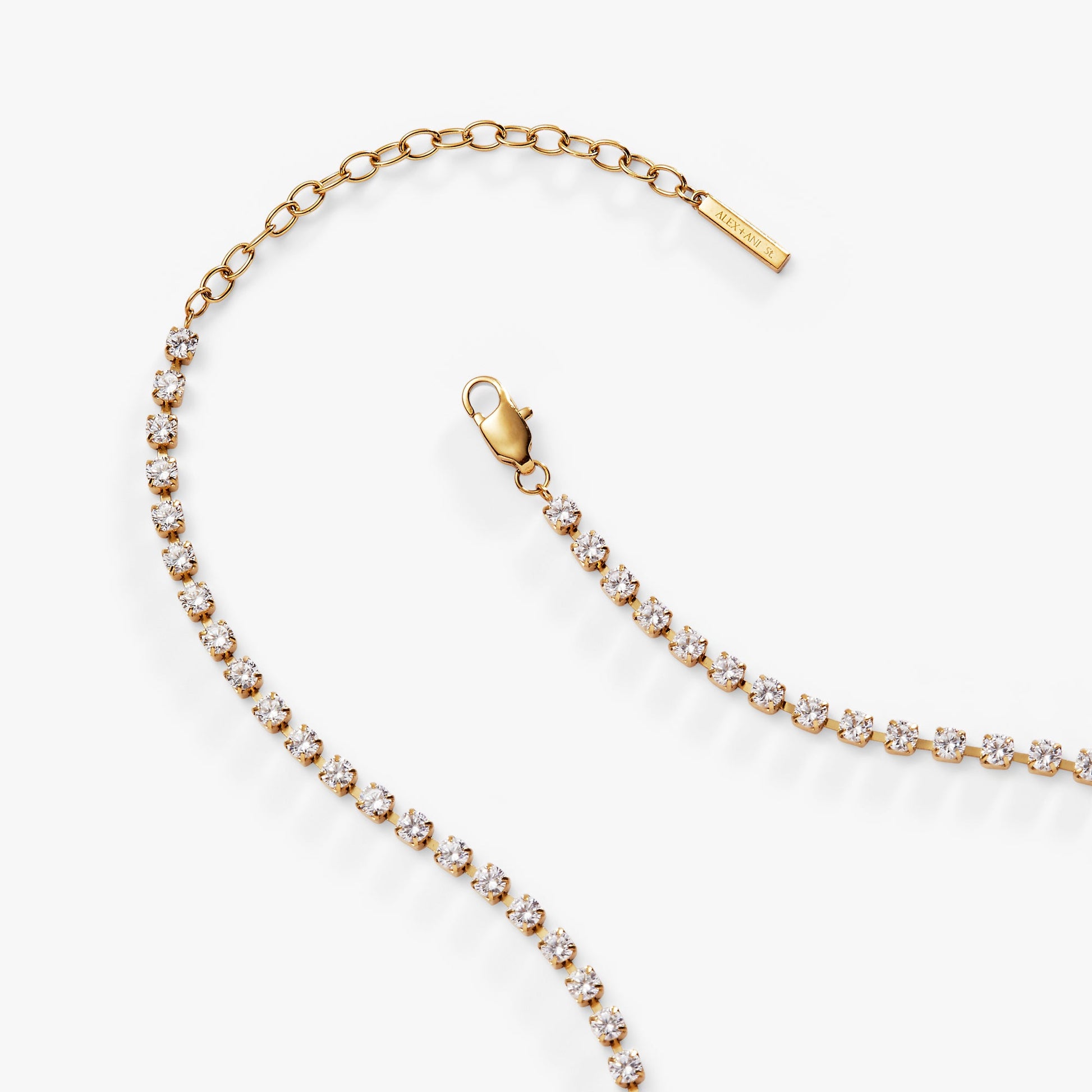 Crystal Tennis Chain Necklace ALEX AND ANI