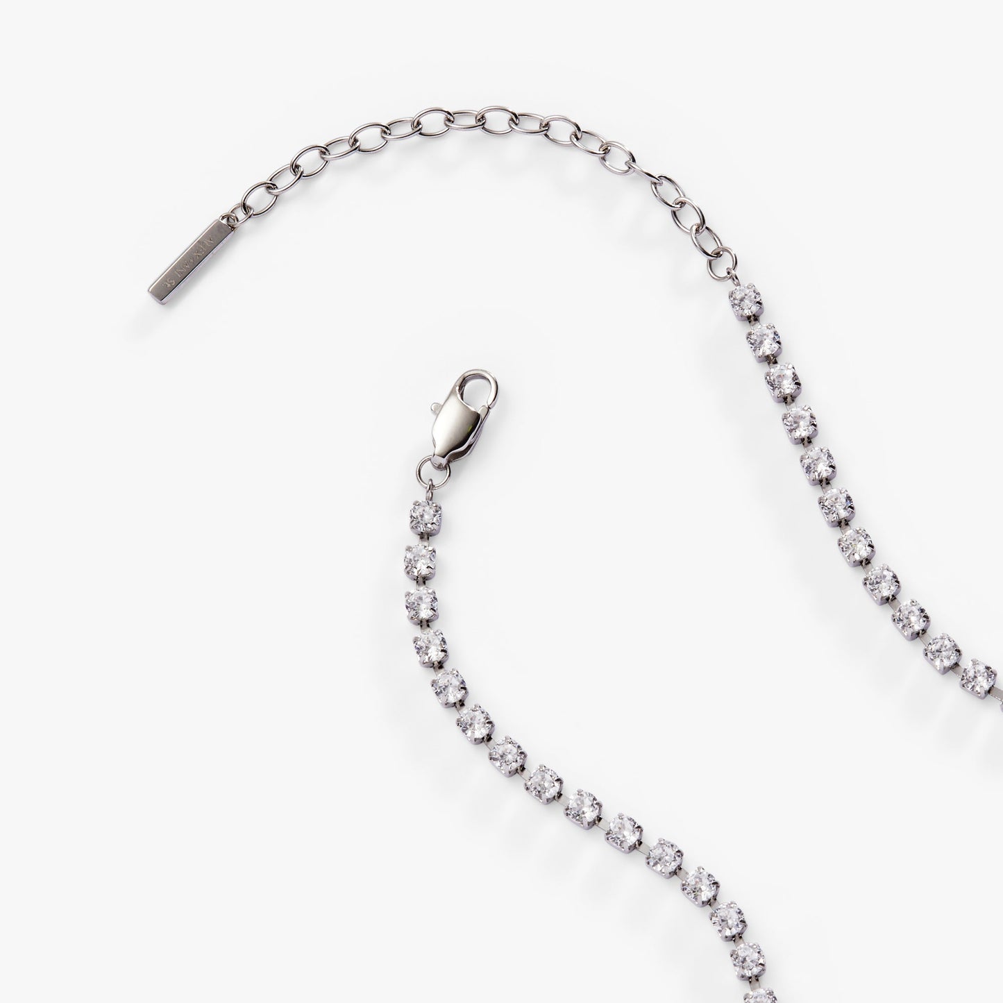 Crystal Tennis Chain Necklace ALEX AND ANI