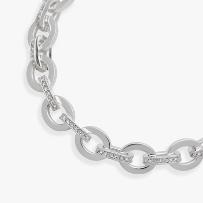 Delicate Oval Link Crystal Chain Toggle Bracelet ALEX AND ANI