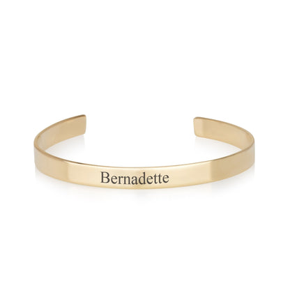 Custom Name Cuff Bracelet