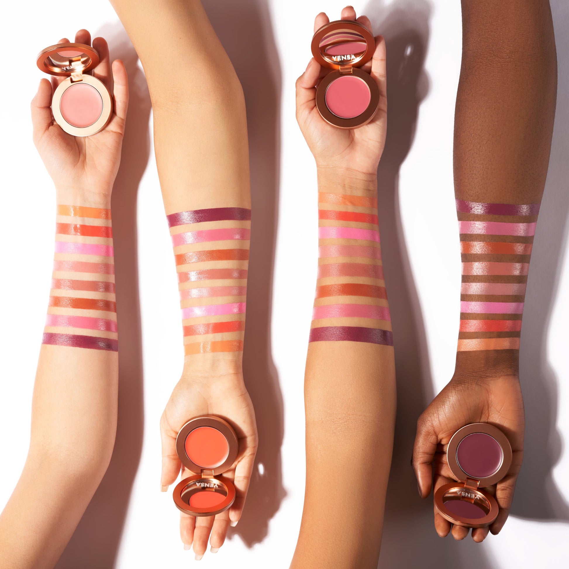 Super Serum Silk Buildable Cream Blush Airbrushed Dewy Finish YENSA