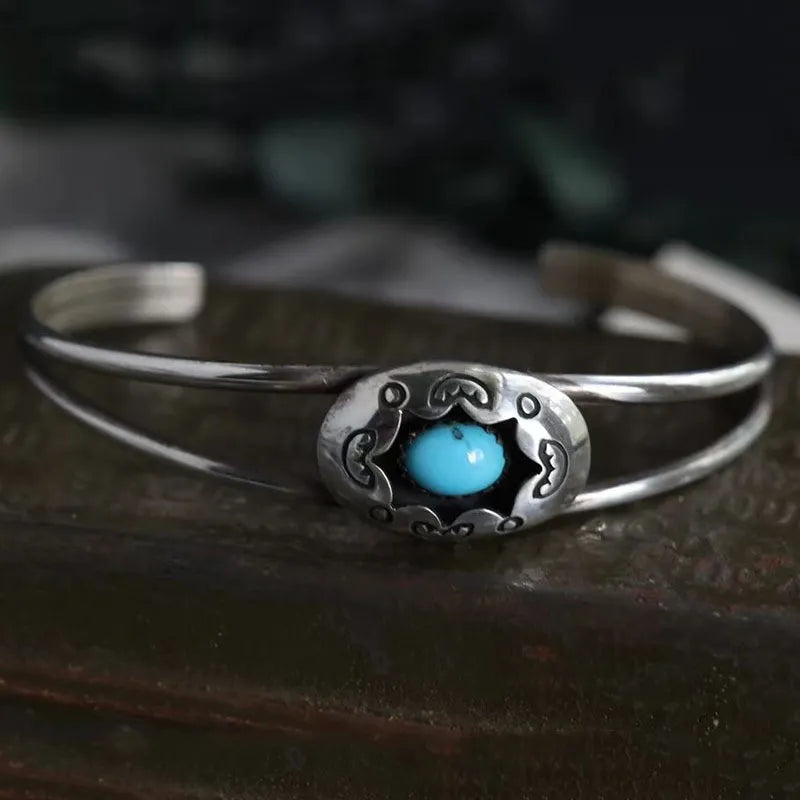 Turquoise Alloy Open Bracelets - 6 Styles Bumpkin Ranchwear