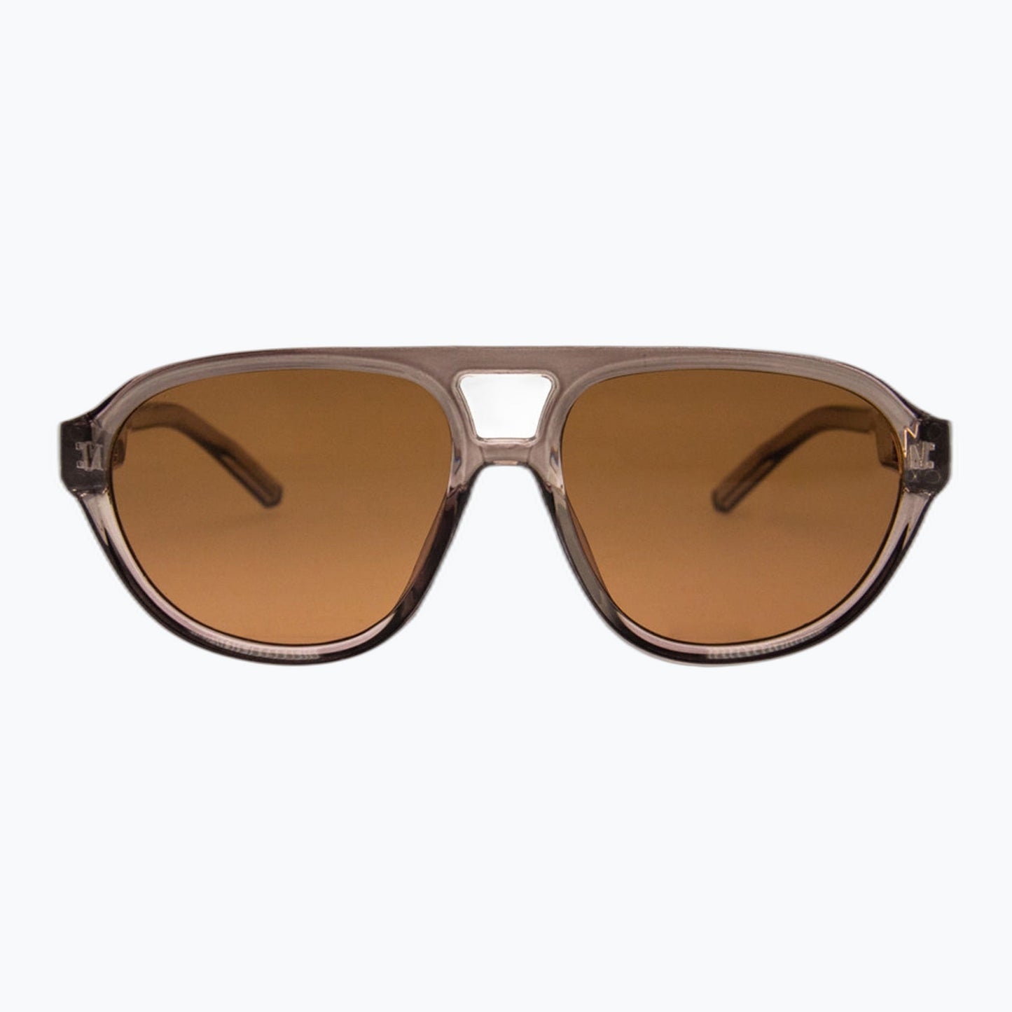 Horizon Aviator Sunglasses Olive Green Frames with Bold Silhouette Jaxy Eyewear
