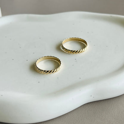 14k gold filled SHORE BAND RING